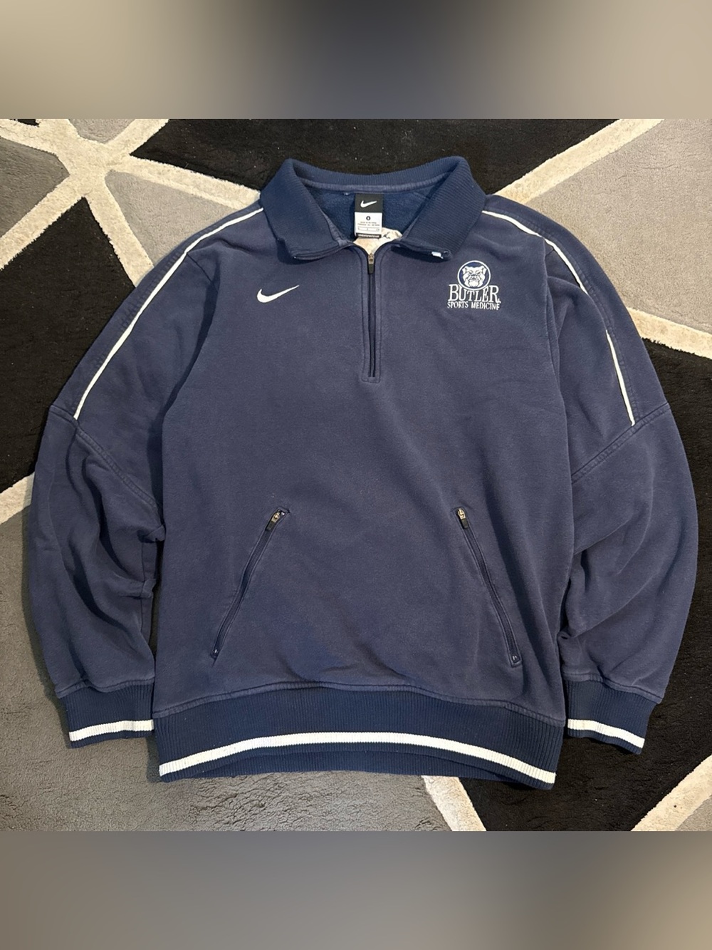 Vintage Nike Butler University quarter zip